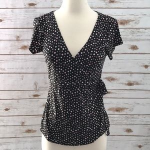• Motherhood Maternity Polka Dot Top •